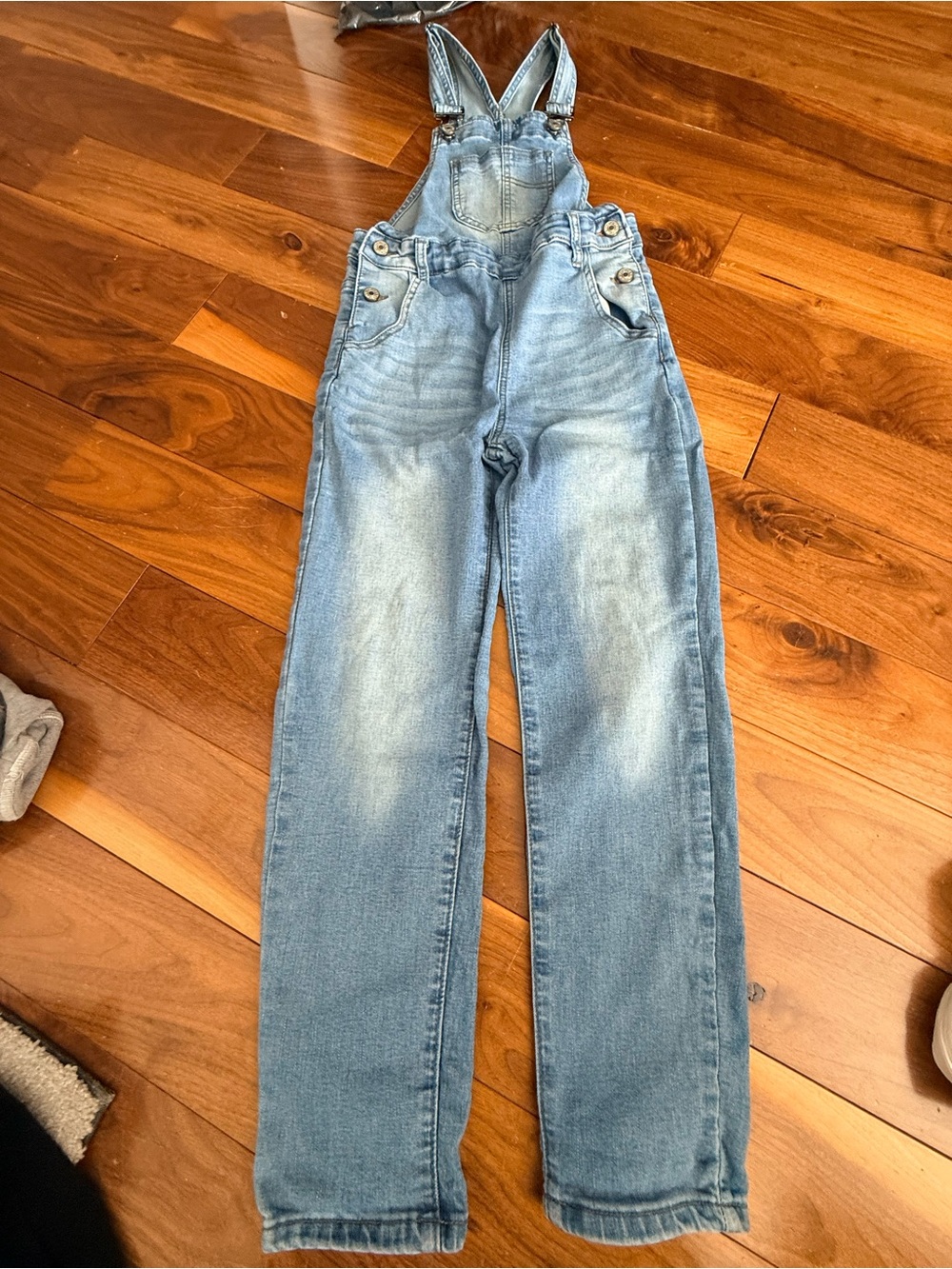 Light Blue Denim Overalls - Classic Men’s Jeans Bib size girls 145